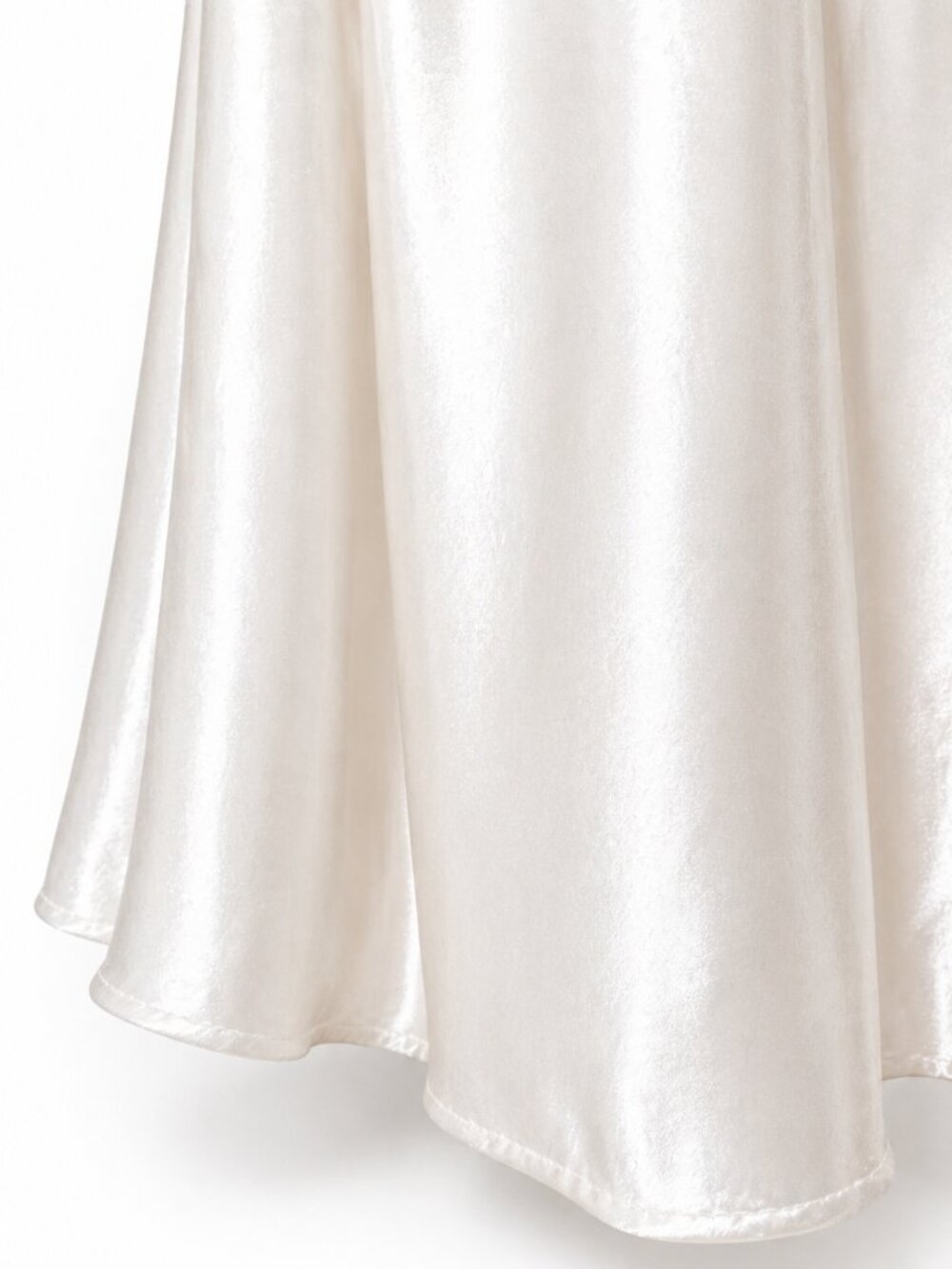 Christian Dior Ivory Satin Nightgown Slip Dress Petite Minimalist Bias Cut - Picture 5 of 8